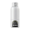 Portable Bottle Warmer with Night Light – 12000mAh Rechargeable 17oz Travel Milk Warmer